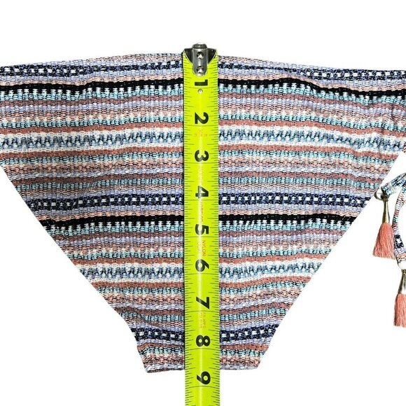 NWOT Ninety Five Degrees String Bikini Bottoms Size Small Side Tie Tassels New S - Picture 7 of 11